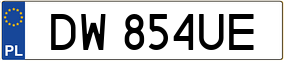 Truck License Plate